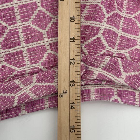 Alexie Shorts Womens Small High Rise Pink Print Coastal Designer 26" Waist - Picture 9 of 10